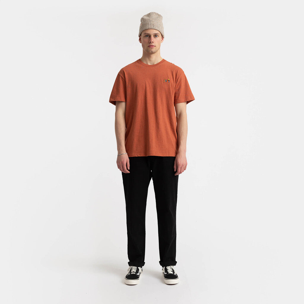 Revolution Loose T-shirt T-Shirts Orange-melange