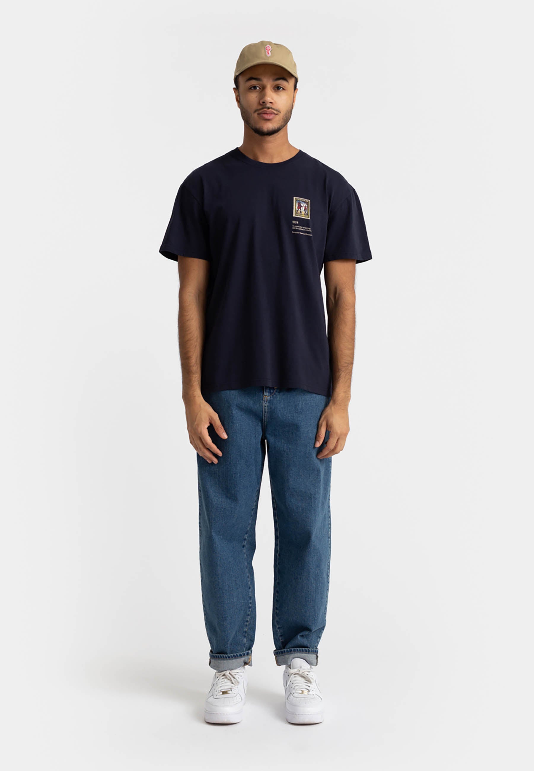 Revolution Loose T-shirt T-Shirts Navy