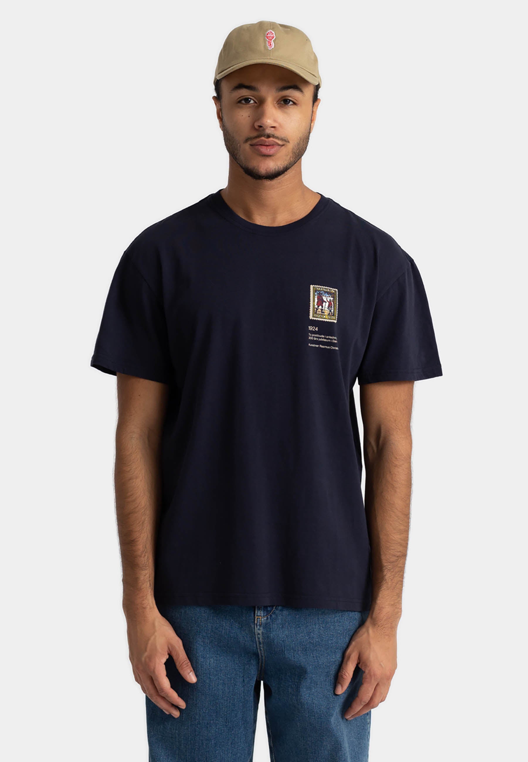 Revolution Loose T-shirt T-Shirts Navy