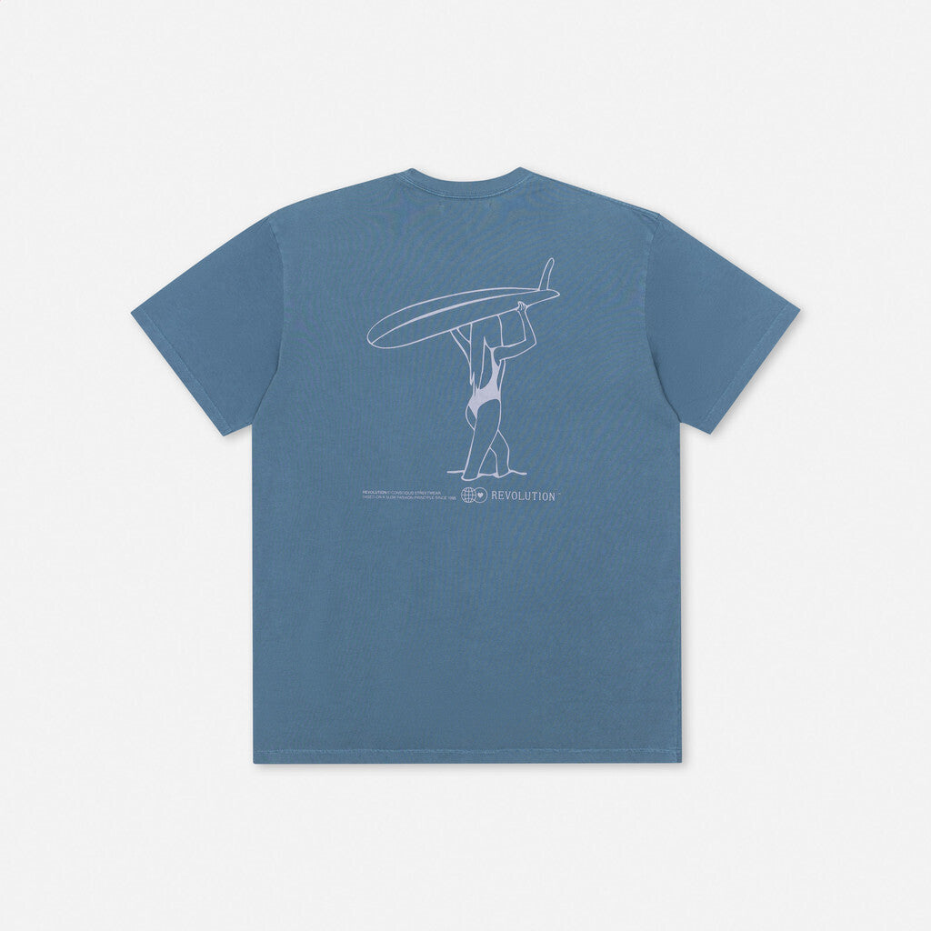 Revolution Loose T-shirt T-Shirts Blue