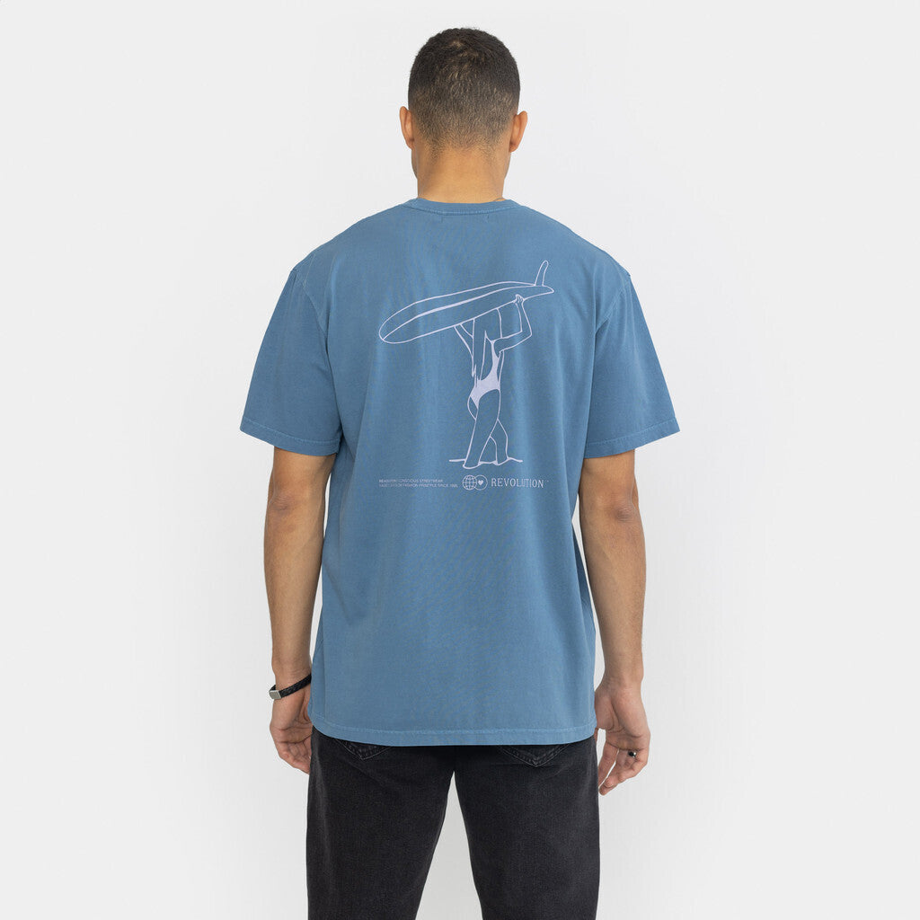 Revolution Loose T-shirt T-Shirts Blue