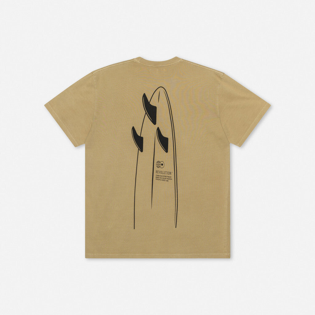 Revolution Loose T-shirt T-Shirts Khaki