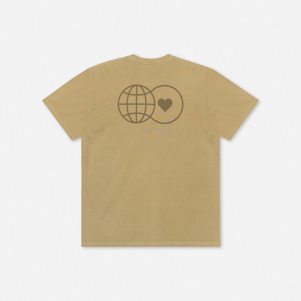 Khaki Bra printed T-shirt