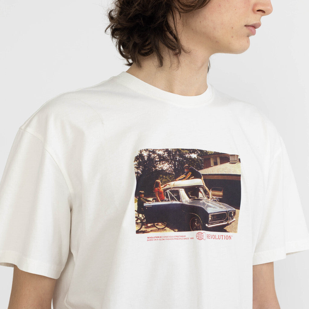 Revolution Loose T-shirt T-Shirts Offwhite