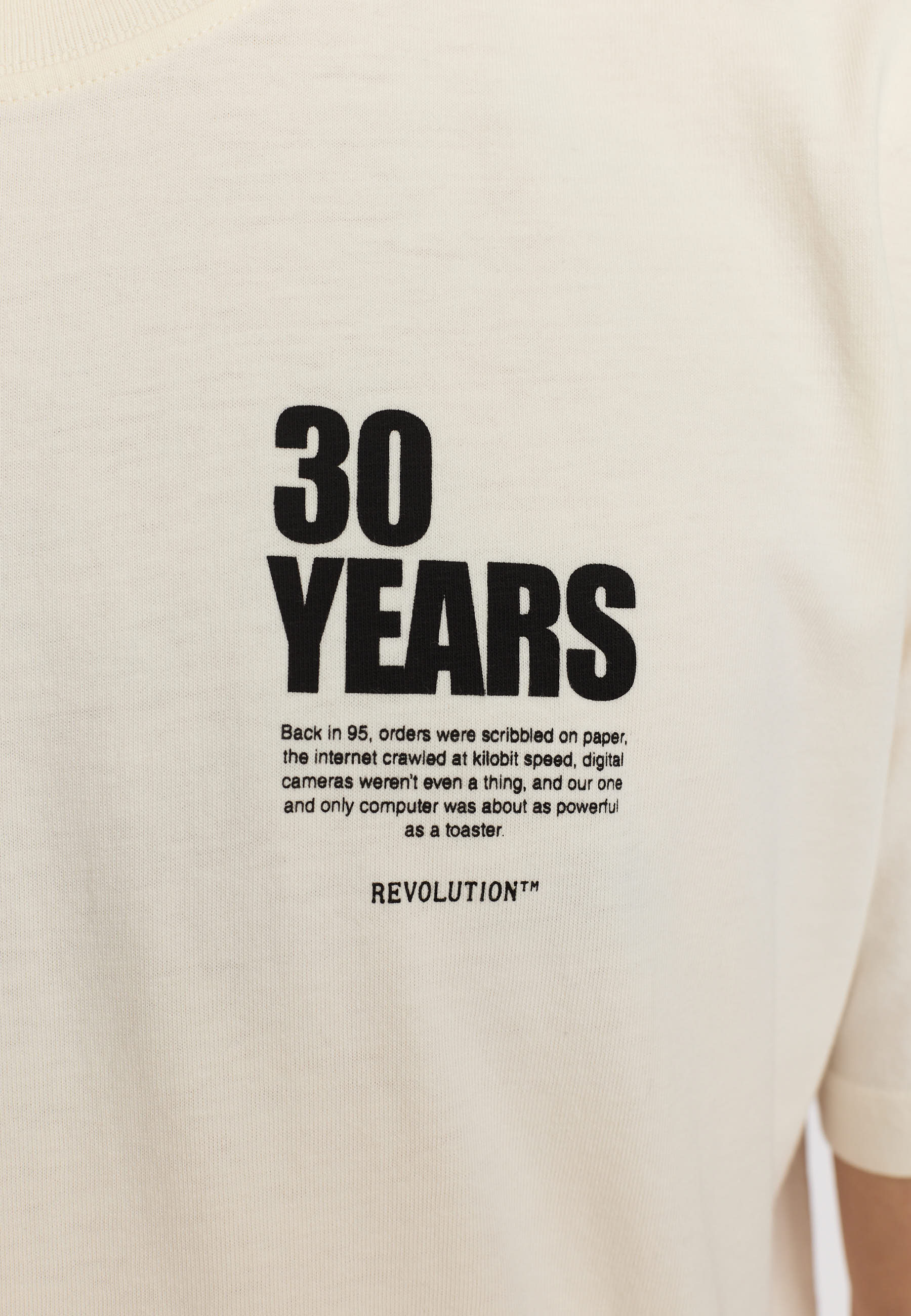 Revolution Loose T-shirt T-Shirts Offwhite