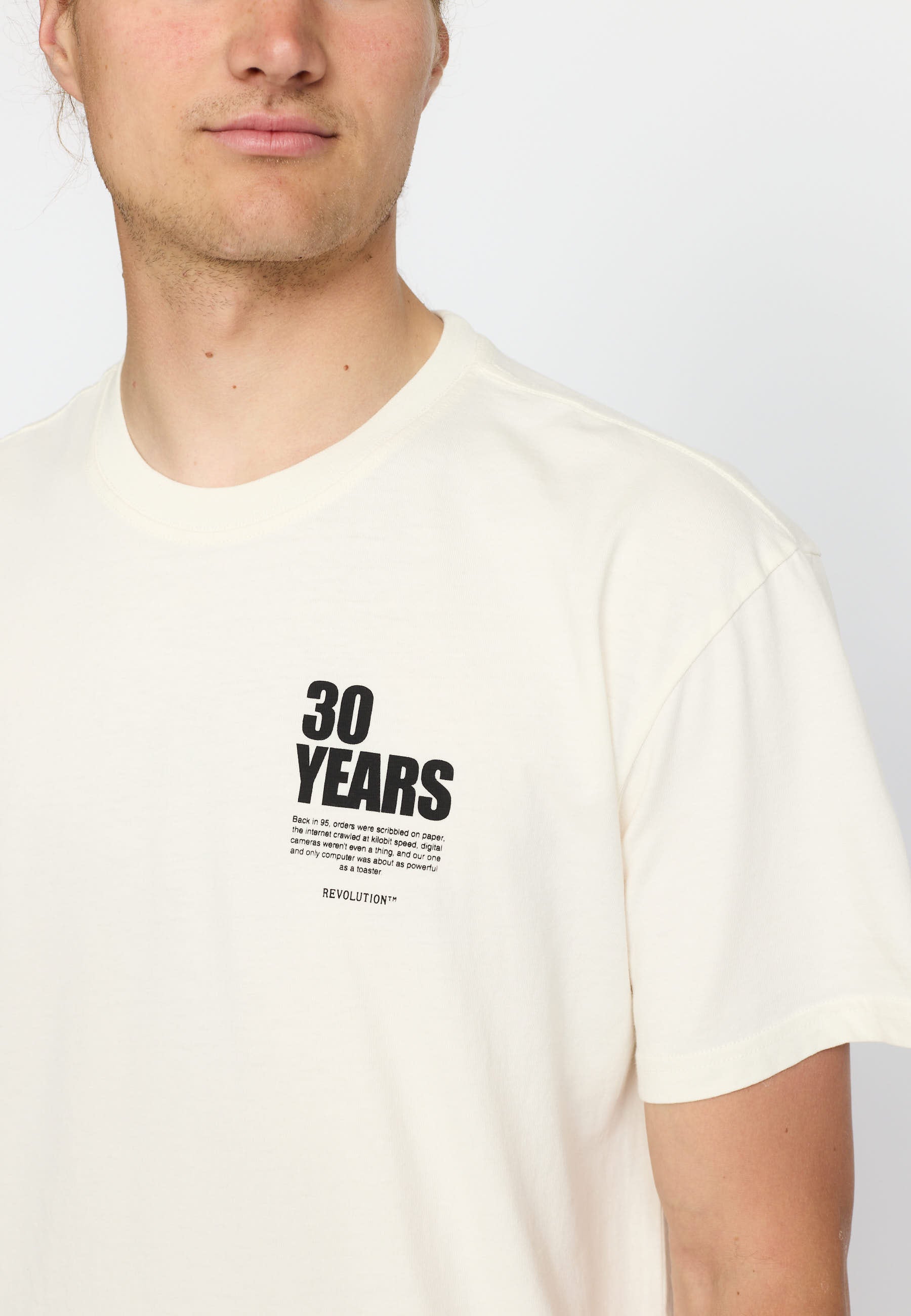 Revolution Loose T-shirt T-Shirts Offwhite