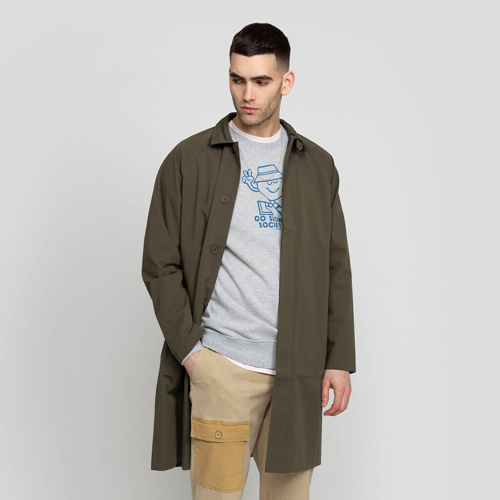 Revolution Mac Coat Lightweight Outerwear Army