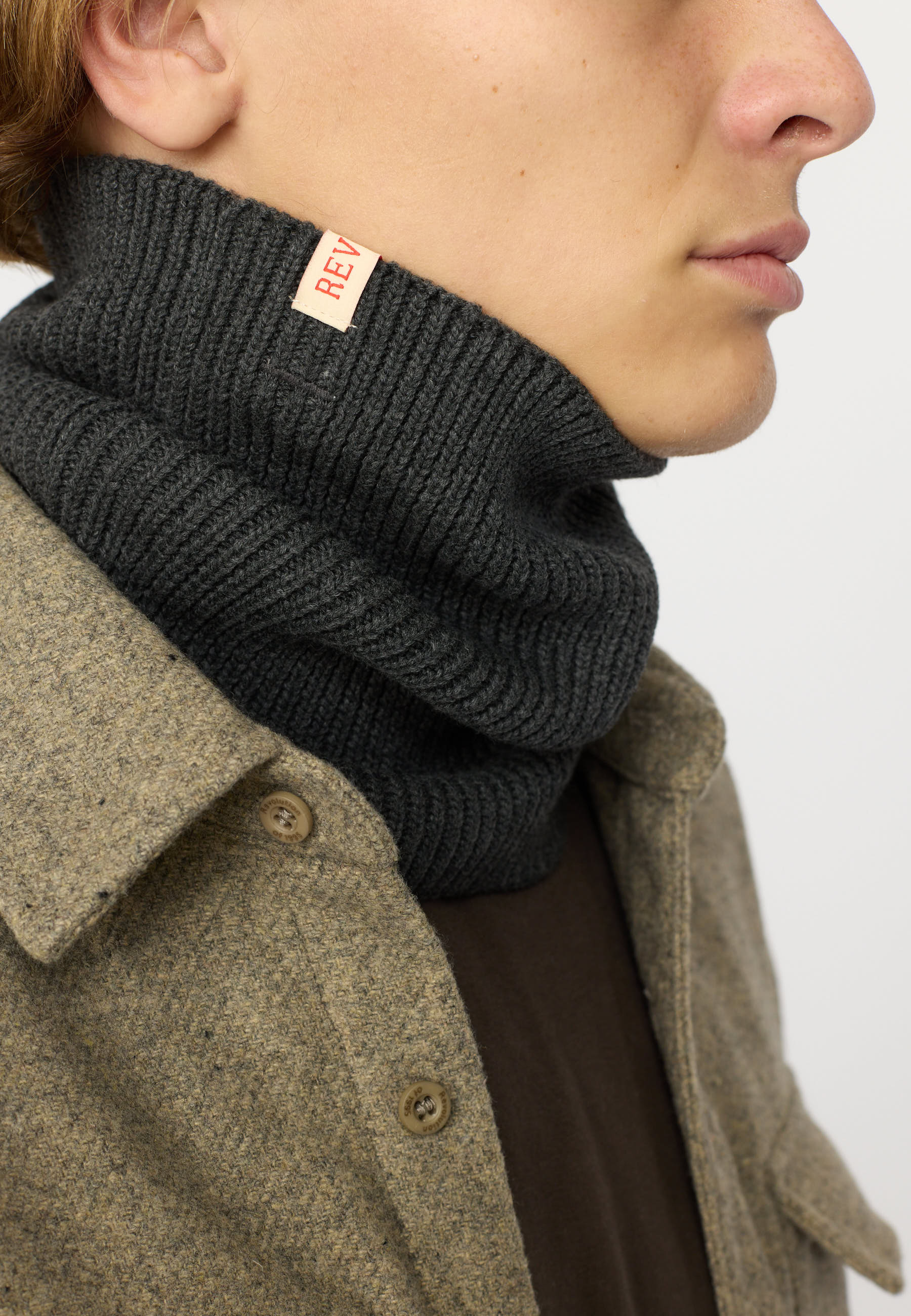 Revolution Neck Warmer Accessories Darkgrey-melange