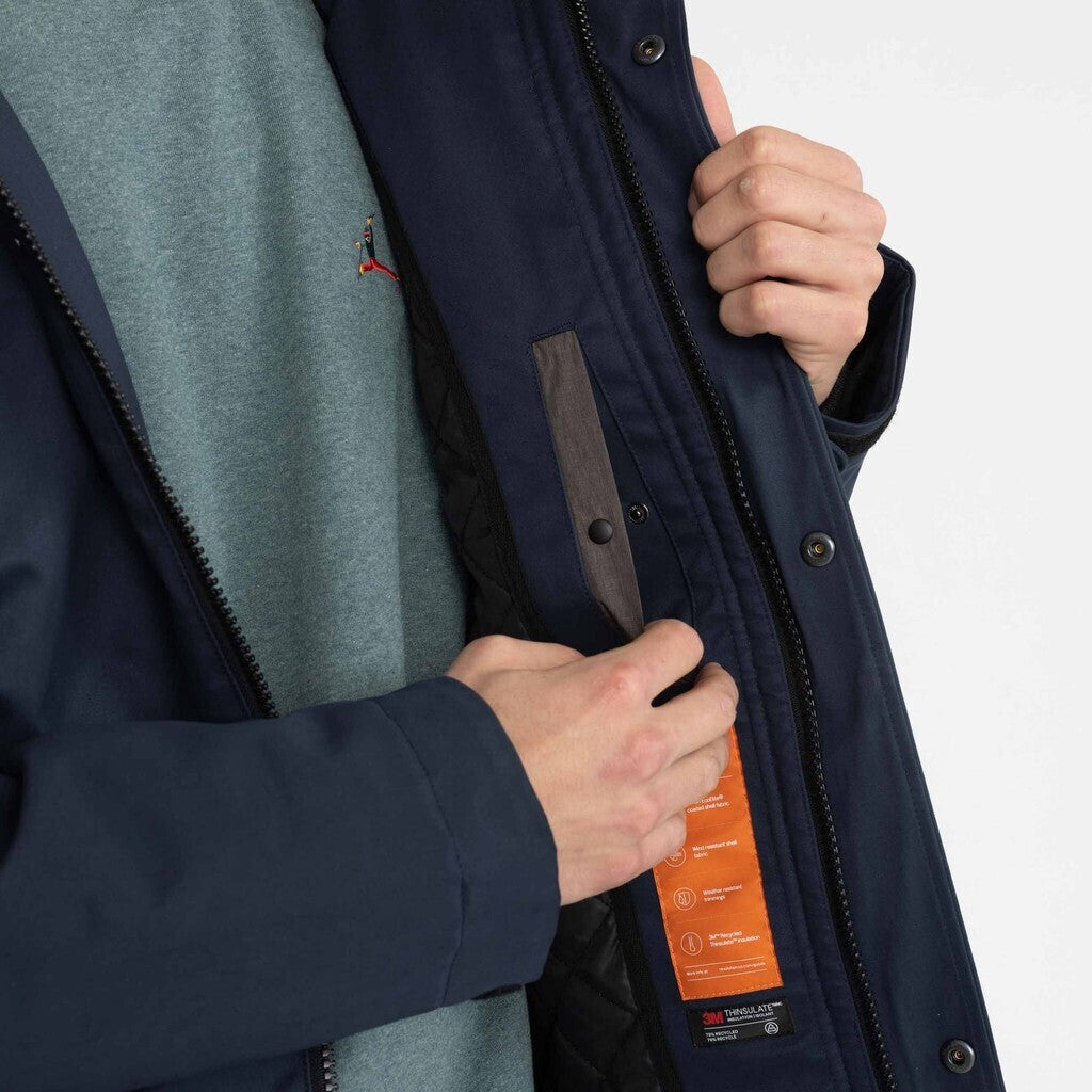 Revolution Outdoor Parka Winter Outerwear Navy