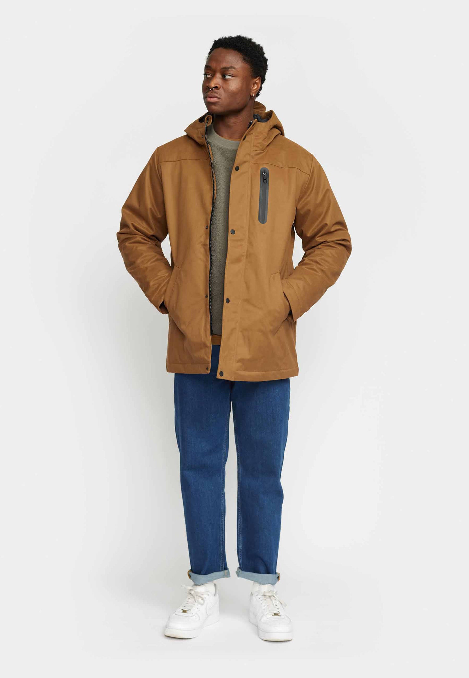 Revolution Outdoor Parka Winter Outerwear Brown