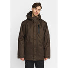 Revolution Outdoor Parka Winter Outerwear Darkbrown