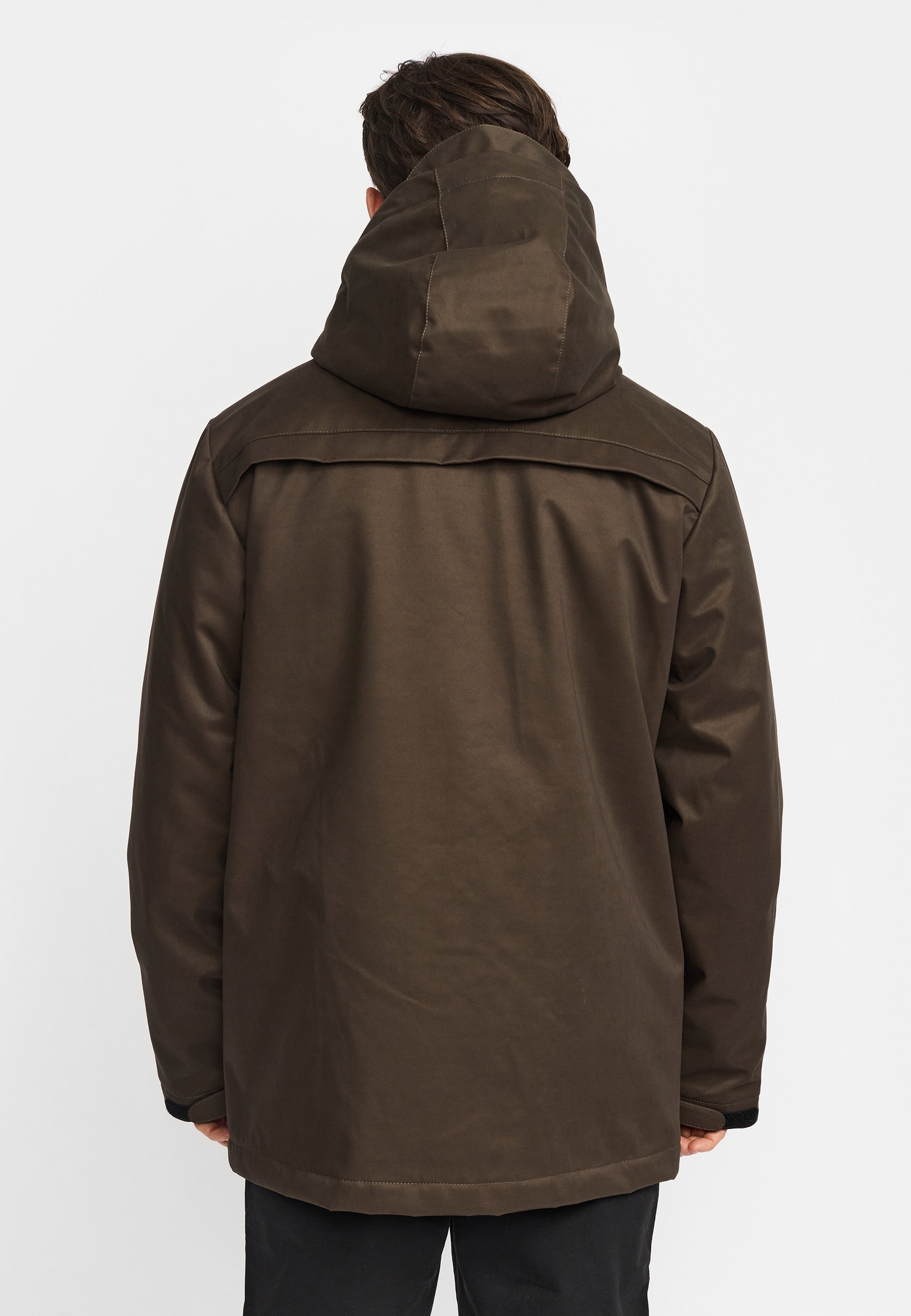Revolution Outdoor Parka Winter Outerwear Darkbrown