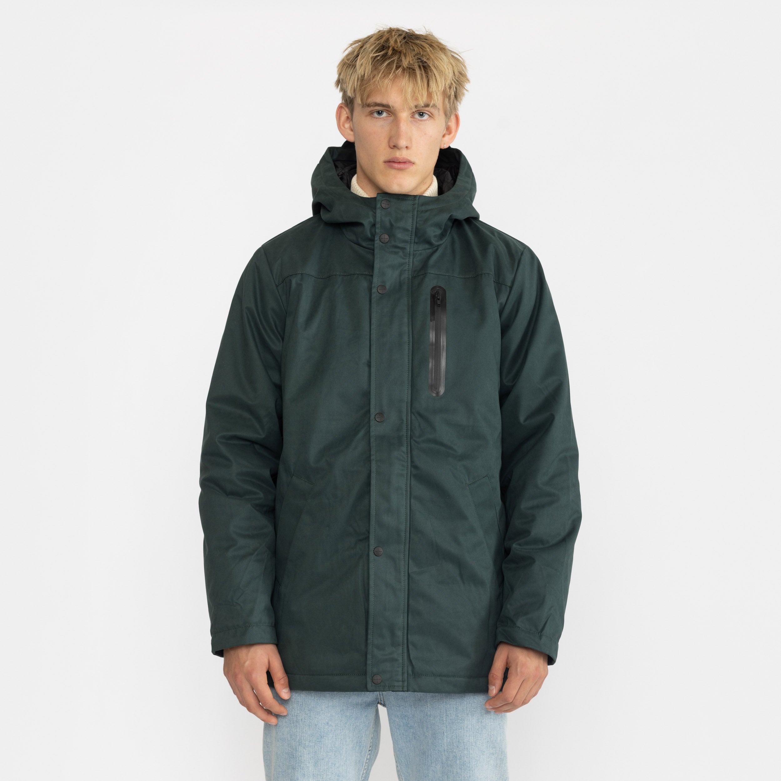 Revolution Outdoor Parka Winter Outerwear Darkgreen