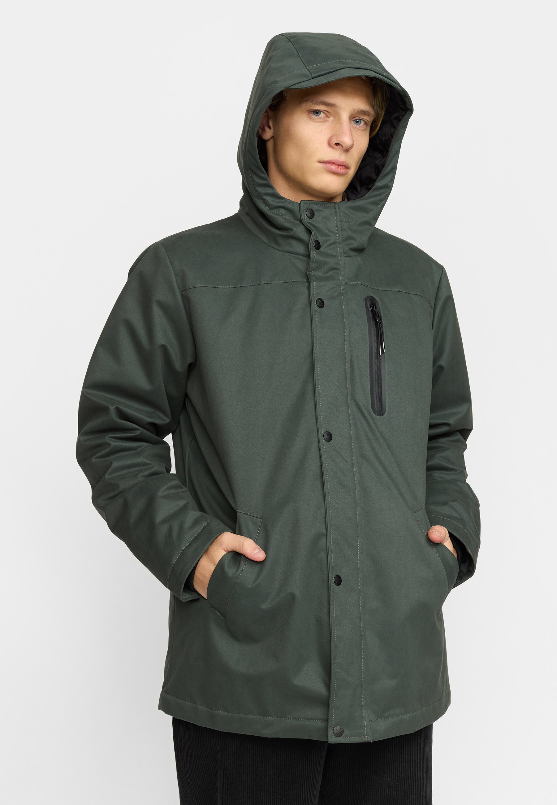 Outdoor Parka / 7443 - Darkgreen – Revolution.eu