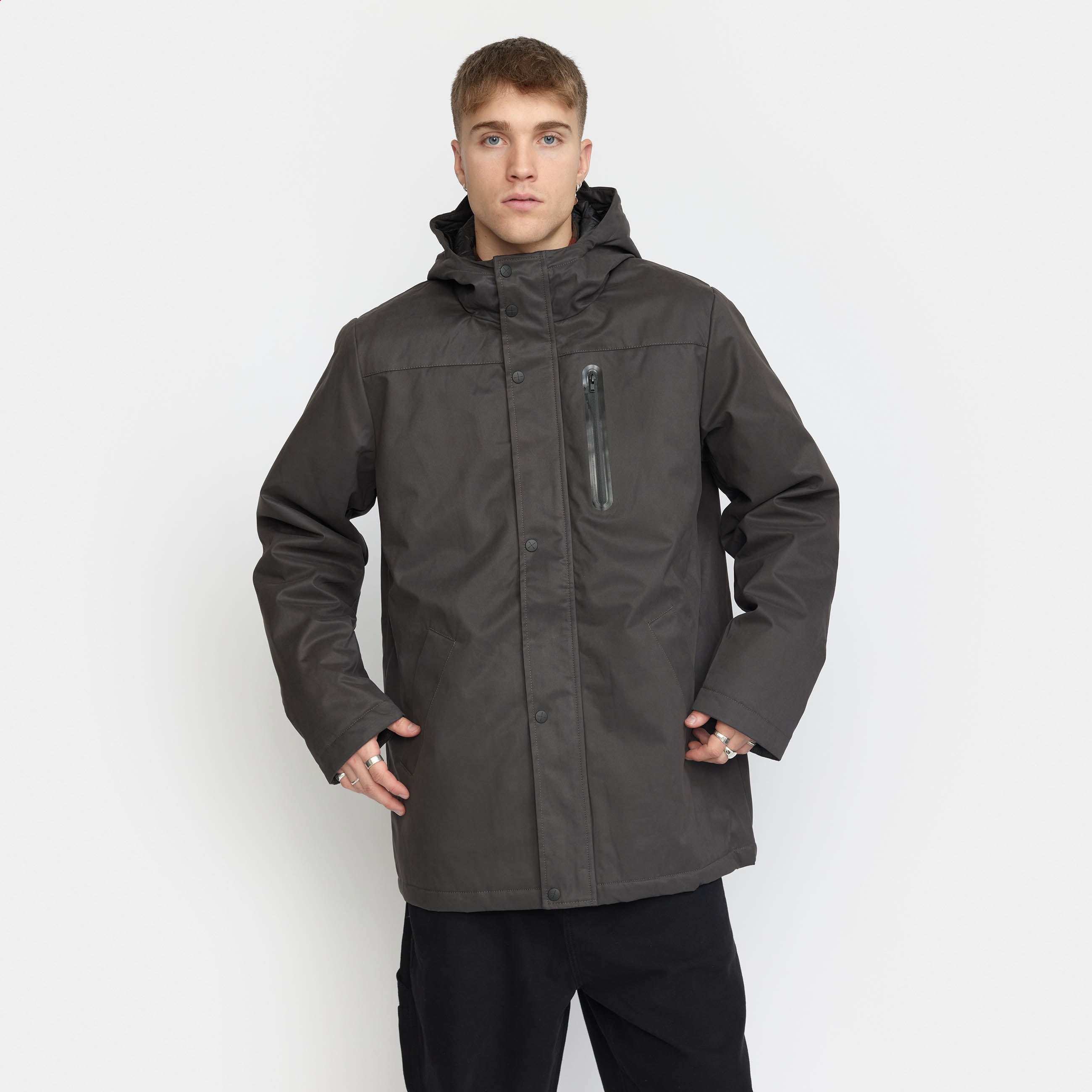 Revolution Outdoor Parka Winter Outerwear Grey