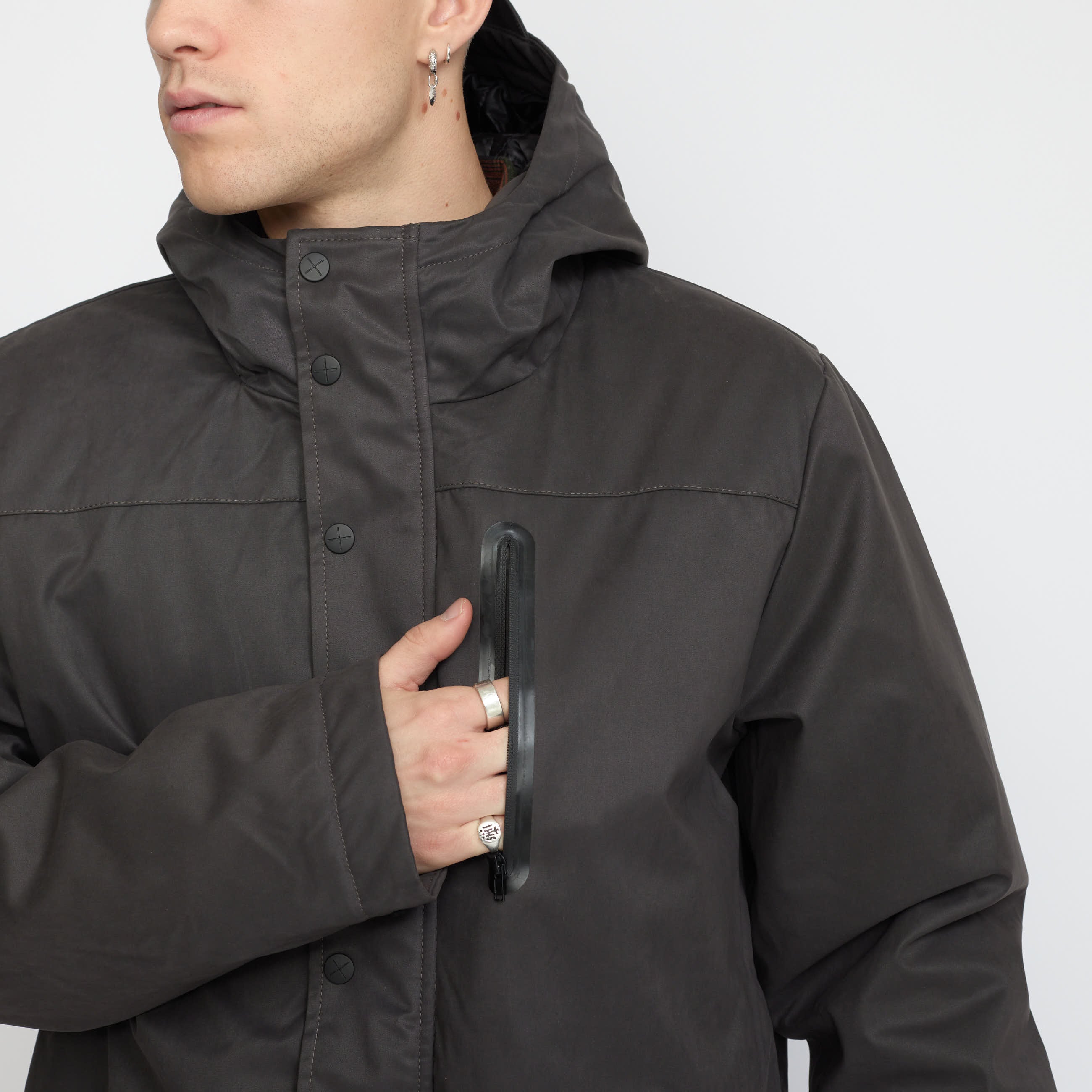 Revolution Outdoor Parka Winter Outerwear Grey