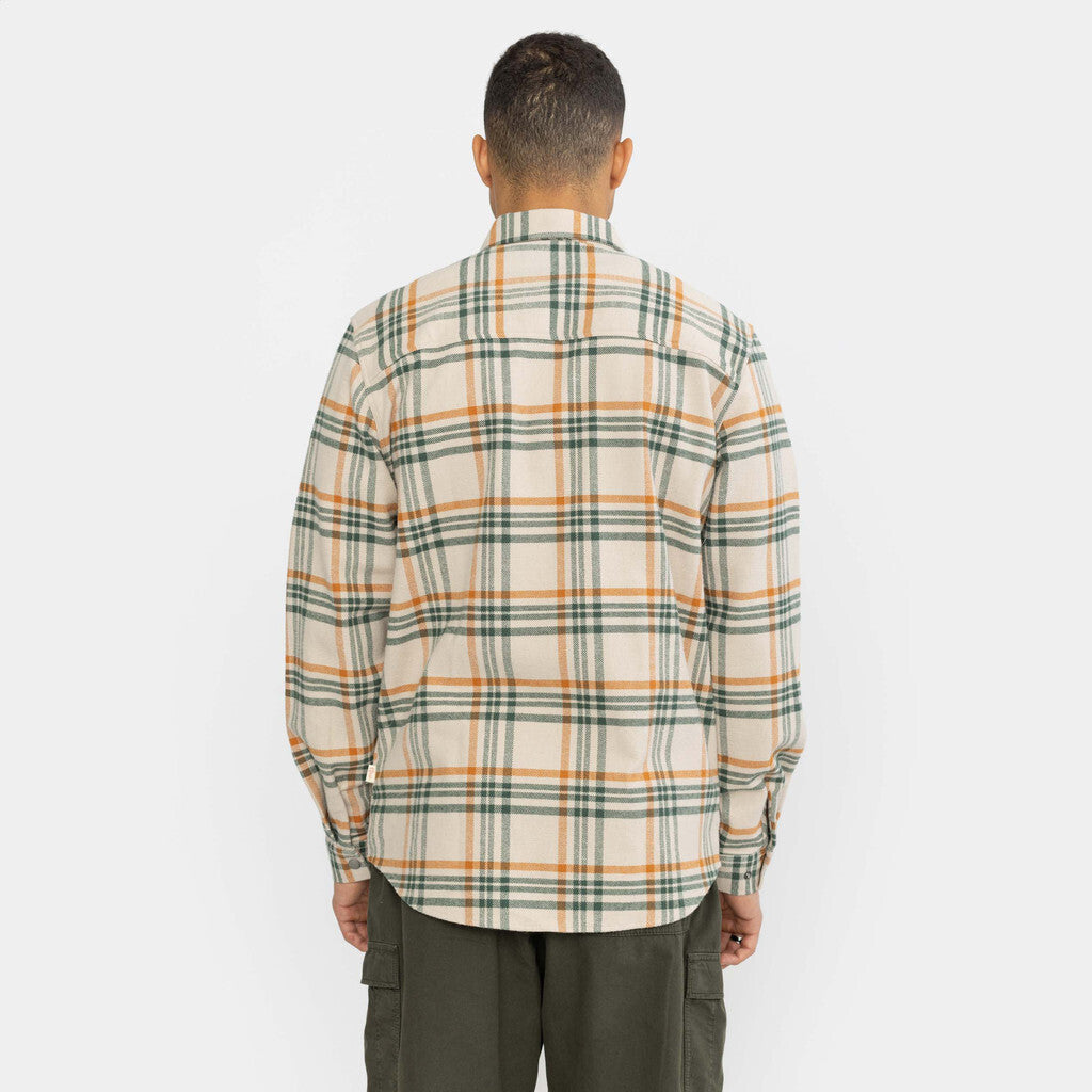 Revolution Overshirt Zip Overshirts Dustgreen