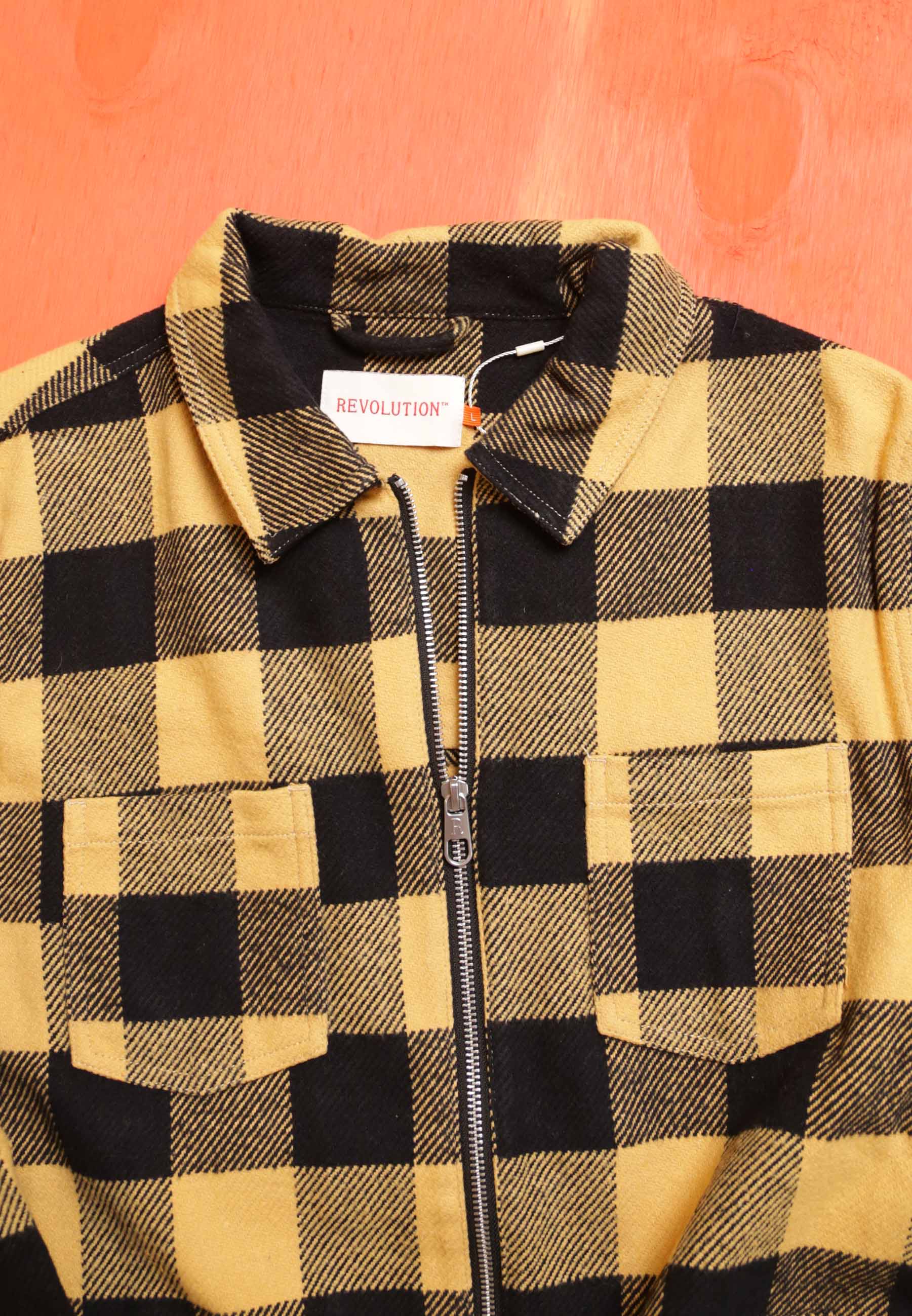 Revolution Overshirt Zip Vintaged Yellow