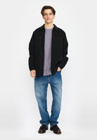 Revolution Overshirt w. Zipper Overshirts Black