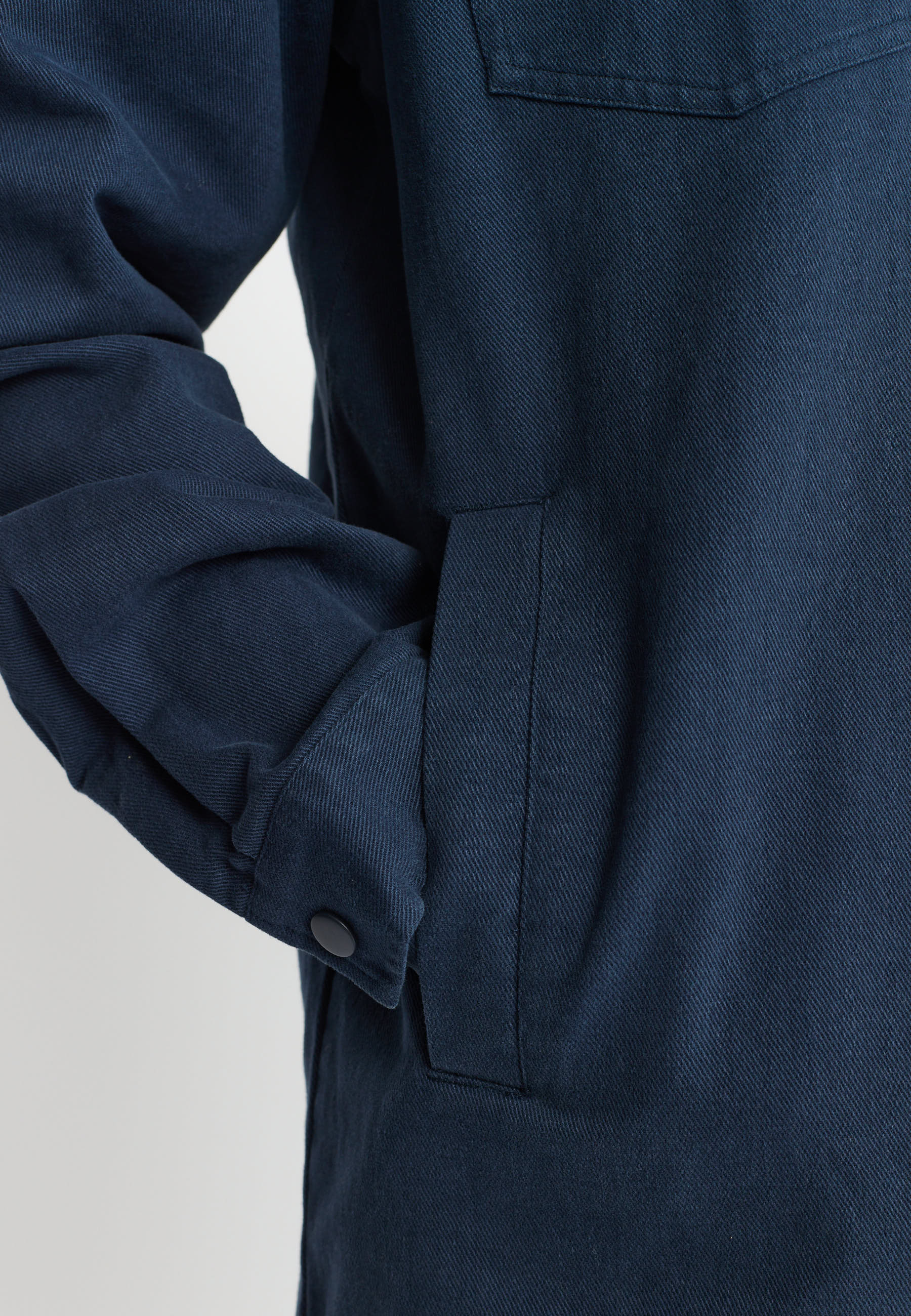 Revolution Overshirt w. Zipper Overshirts Darknavy