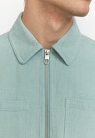 Revolution Overshirt w. Zipper Overshirts Lightblue