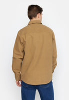 Revolution Overshirt w. Zipper Overshirts Lightbrown