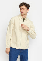 Revolution Overshirt w. Zipper Overshirts Offwhite