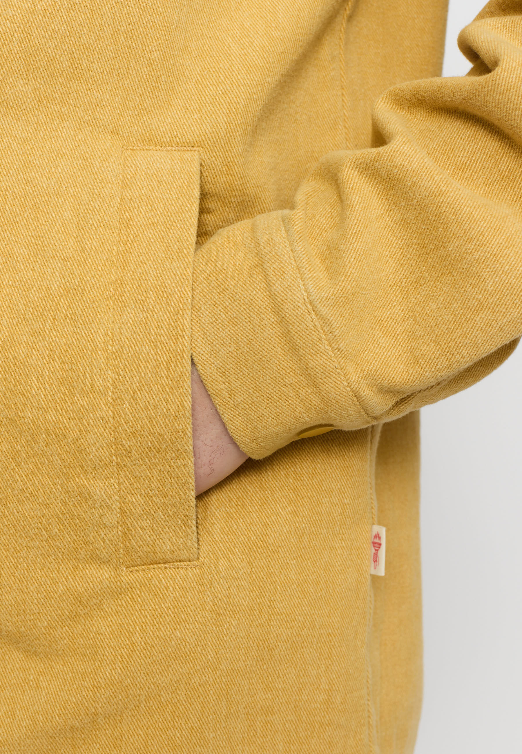 Revolution Overshirt w. Zipper Overshirts Yellow