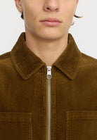 Revolution Overshirt w. Zipper Overshirts Dustbrown