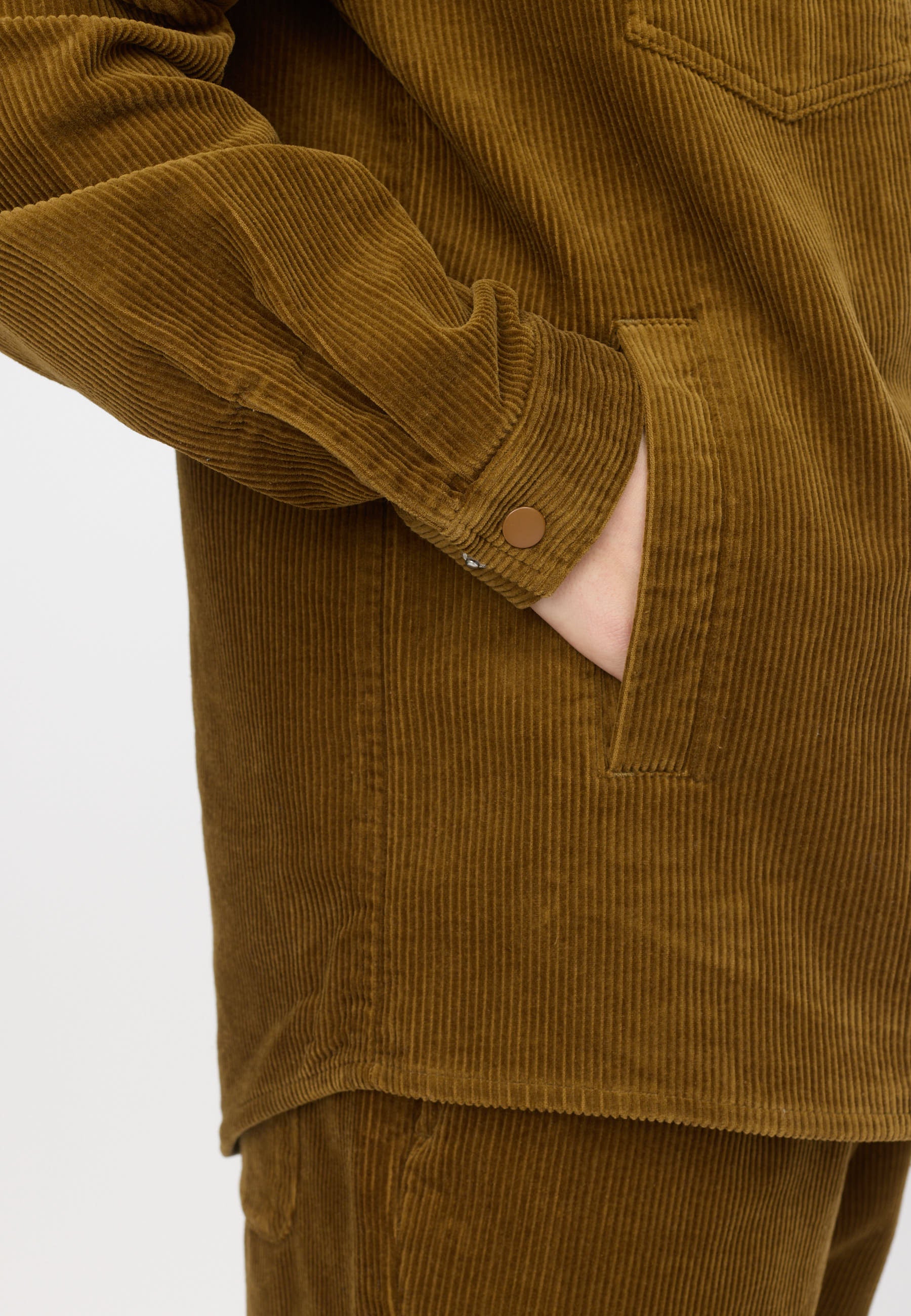 Revolution Overshirt w. Zipper Overshirts Dustbrown