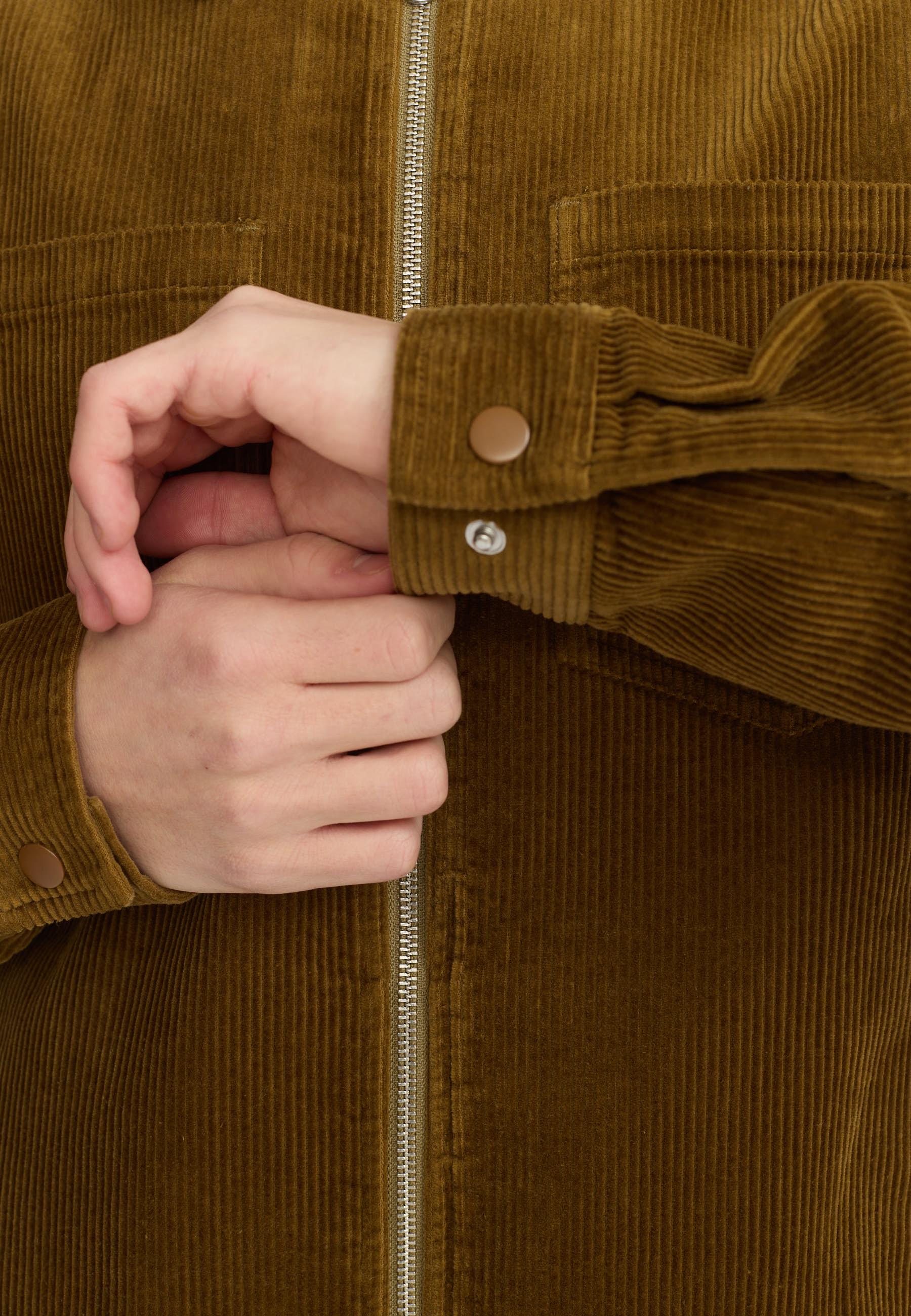 Revolution Overshirt w. Zipper Overshirts Dustbrown