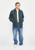 Revolution Overshirt w. Zipper Overshirts Petrol