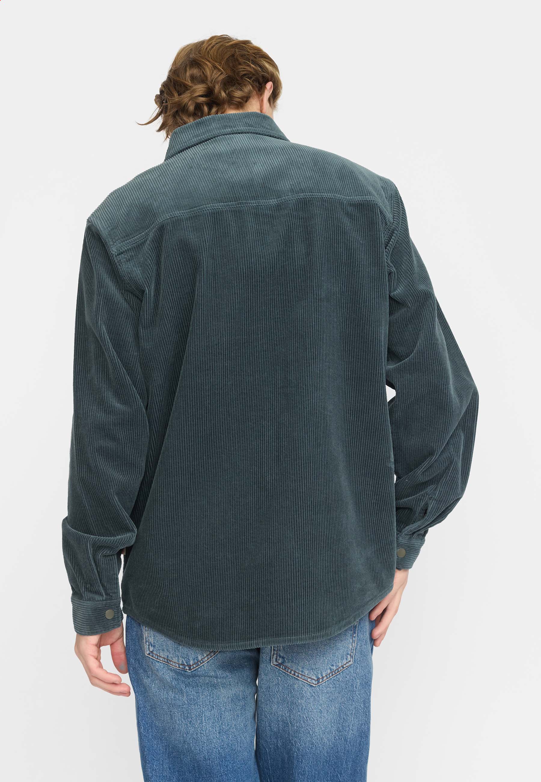 Revolution Overshirt w. Zipper Overshirts Petrol