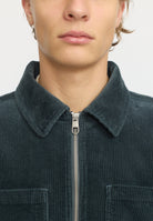 Revolution Overshirt w. Zipper Overshirts Petrol