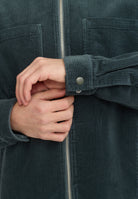 Revolution Overshirt w. Zipper Overshirts Petrol