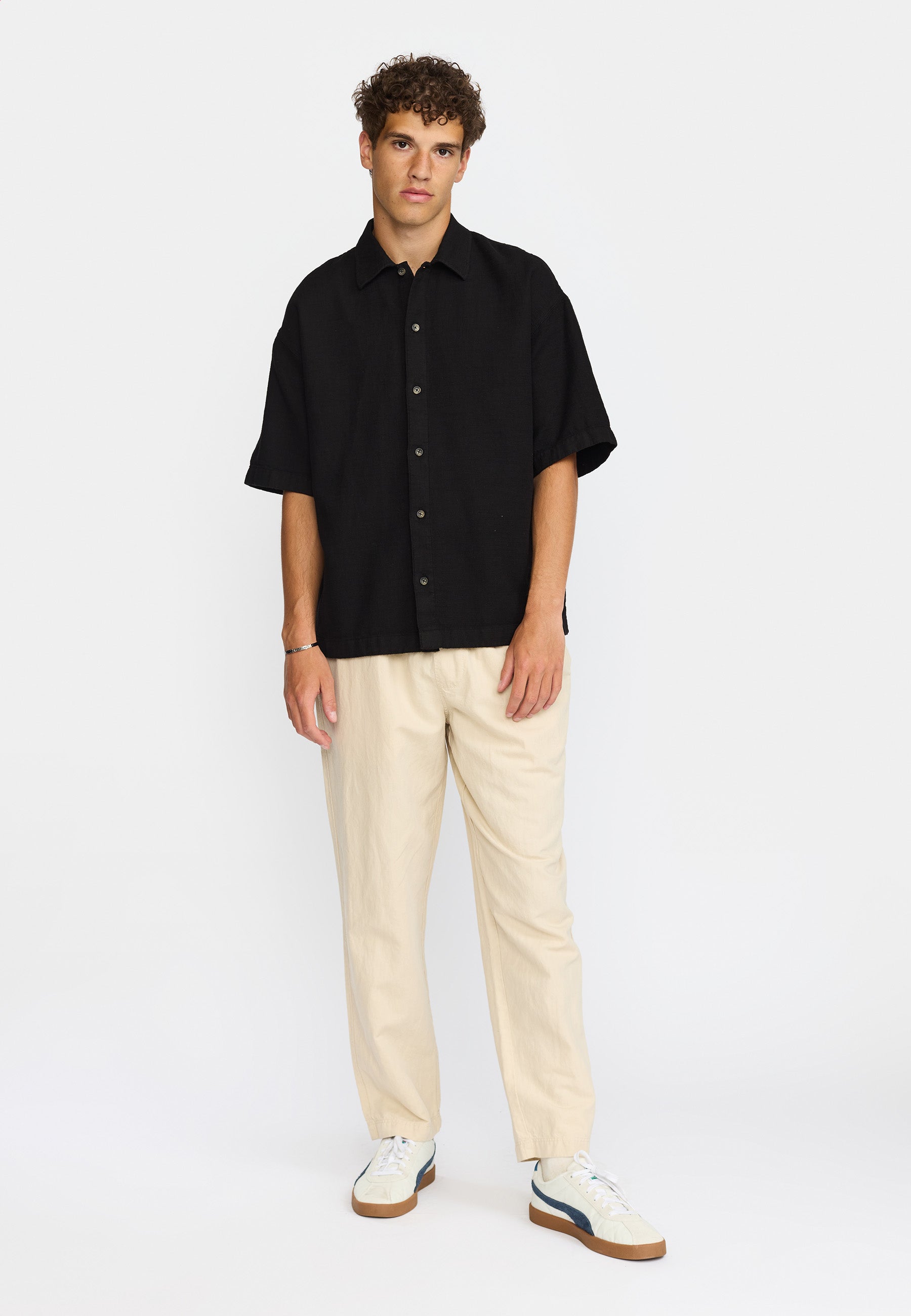 Revolution Oversize Short-sleeved Shirt Short-sleeve shirts Black