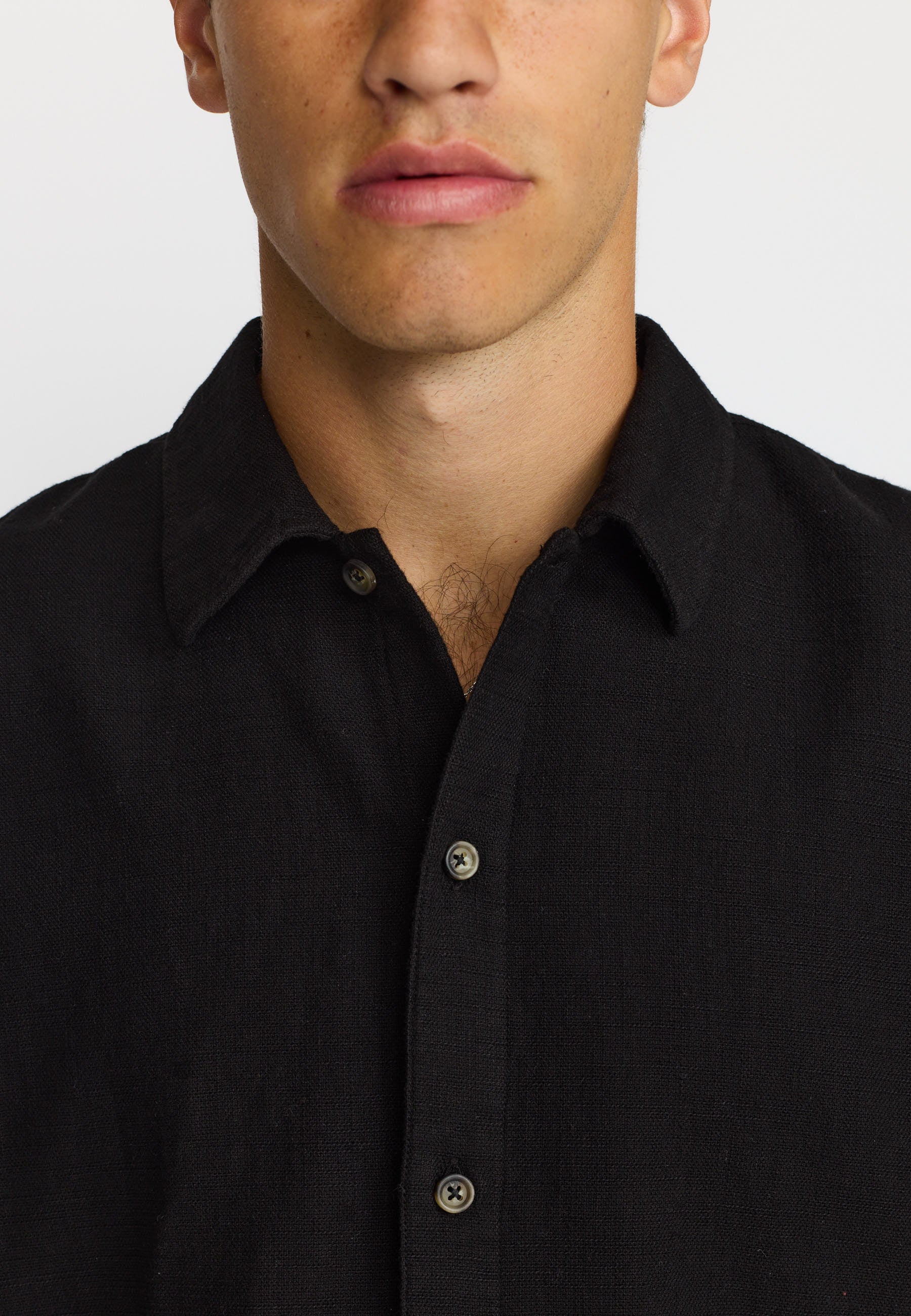 Oversize Short-sleeved Shirt / 3153 - Black – Revolution.eu