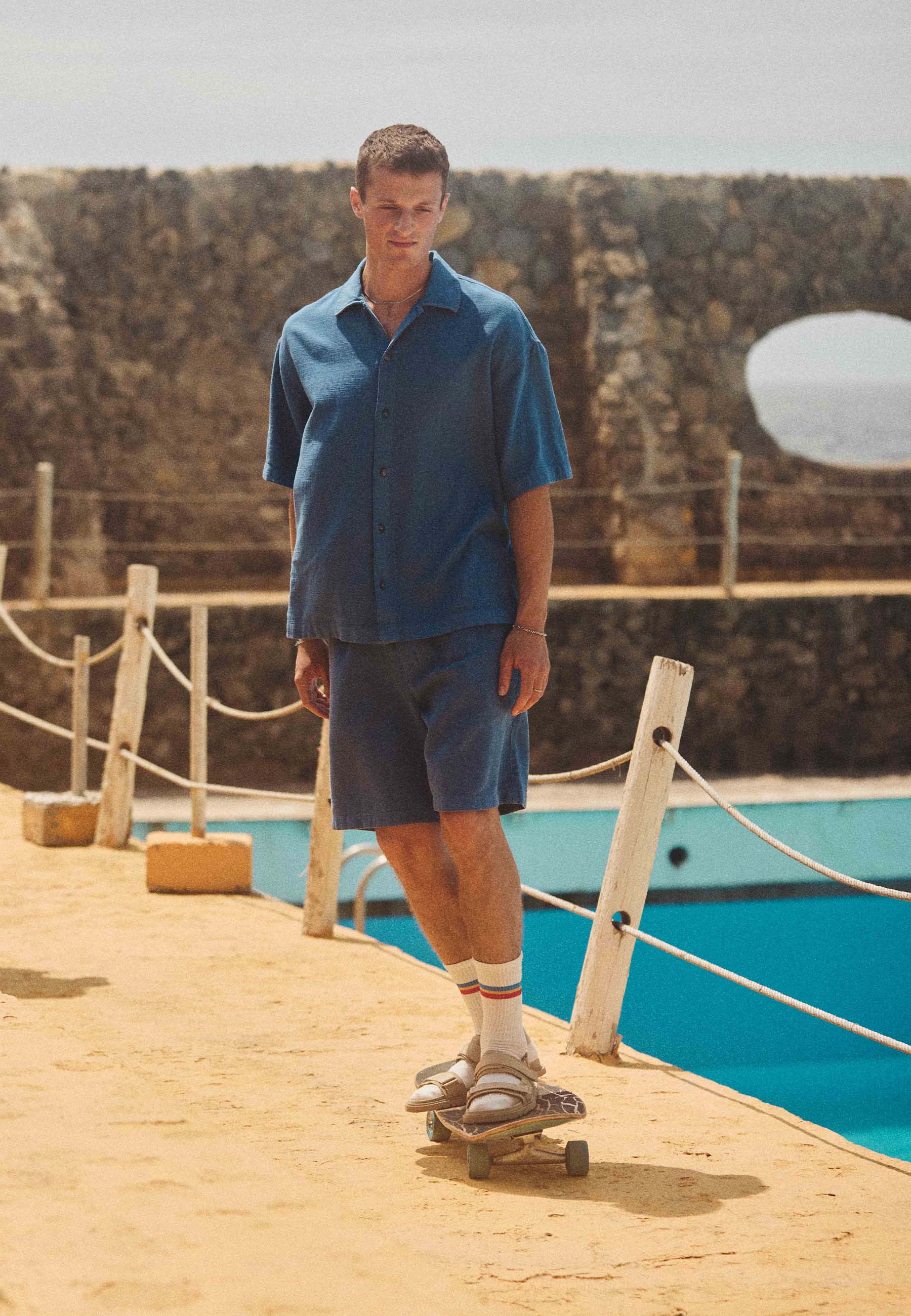 Revolution Oversize Short-sleeved Shirt Short-sleeve shirts Darkblue