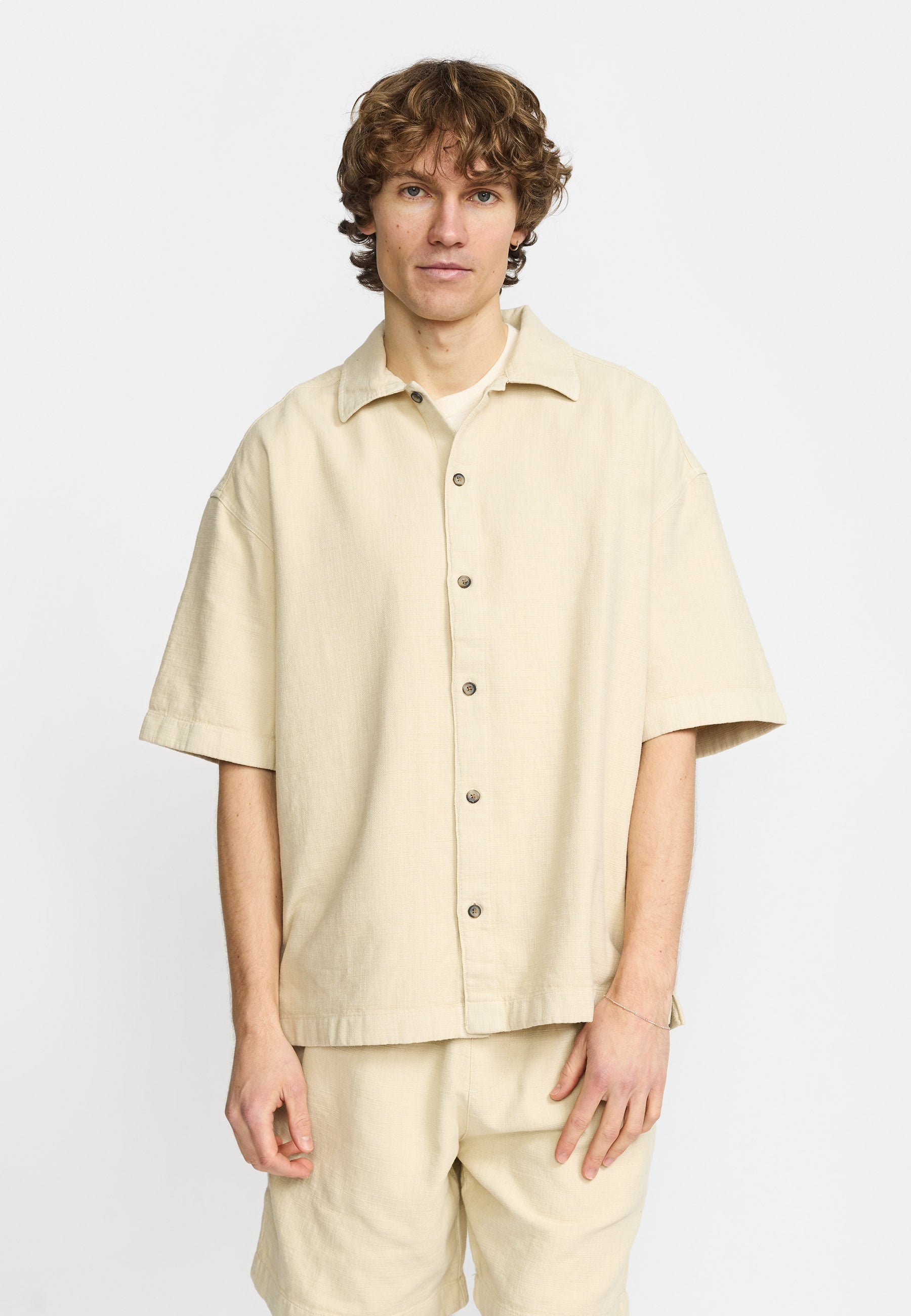 Revolution Oversize Short-sleeved Shirt Short-sleeve shirts Offwhite