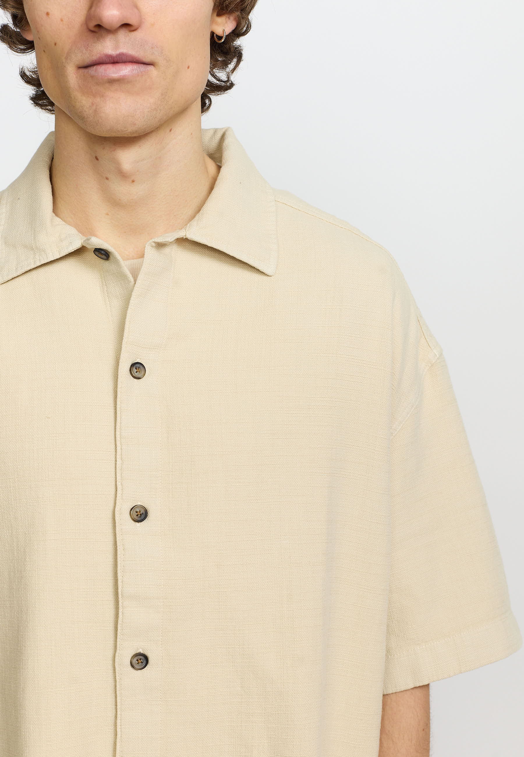 Revolution Oversize Short-sleeved Shirt Short-sleeve shirts Offwhite