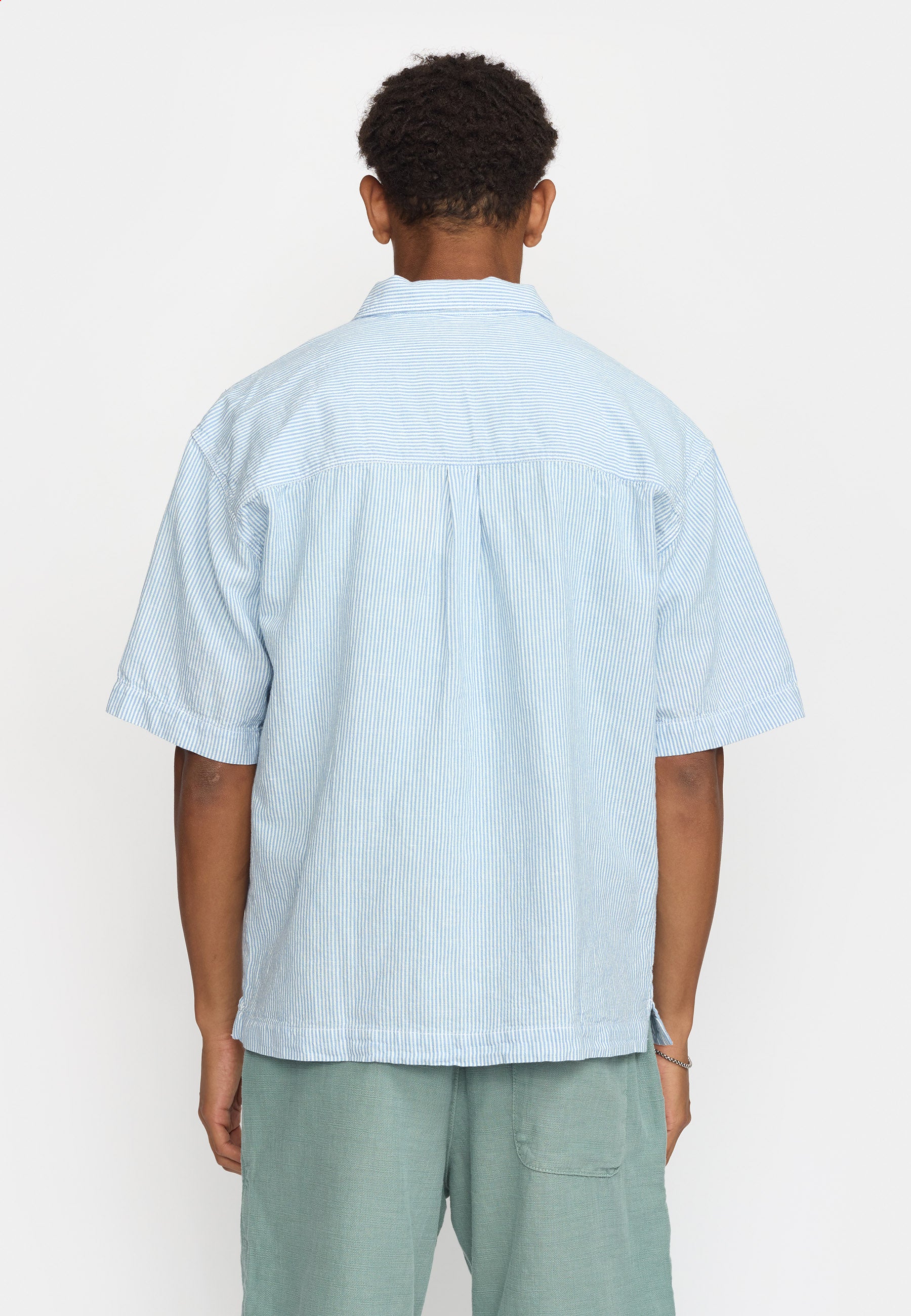 Revolution Oversize Short-sleeved Shirt Short-sleeve shirts Blue