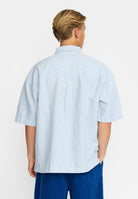 Revolution Oversize Short-sleeved Shirt Short-sleeve shirts Blue