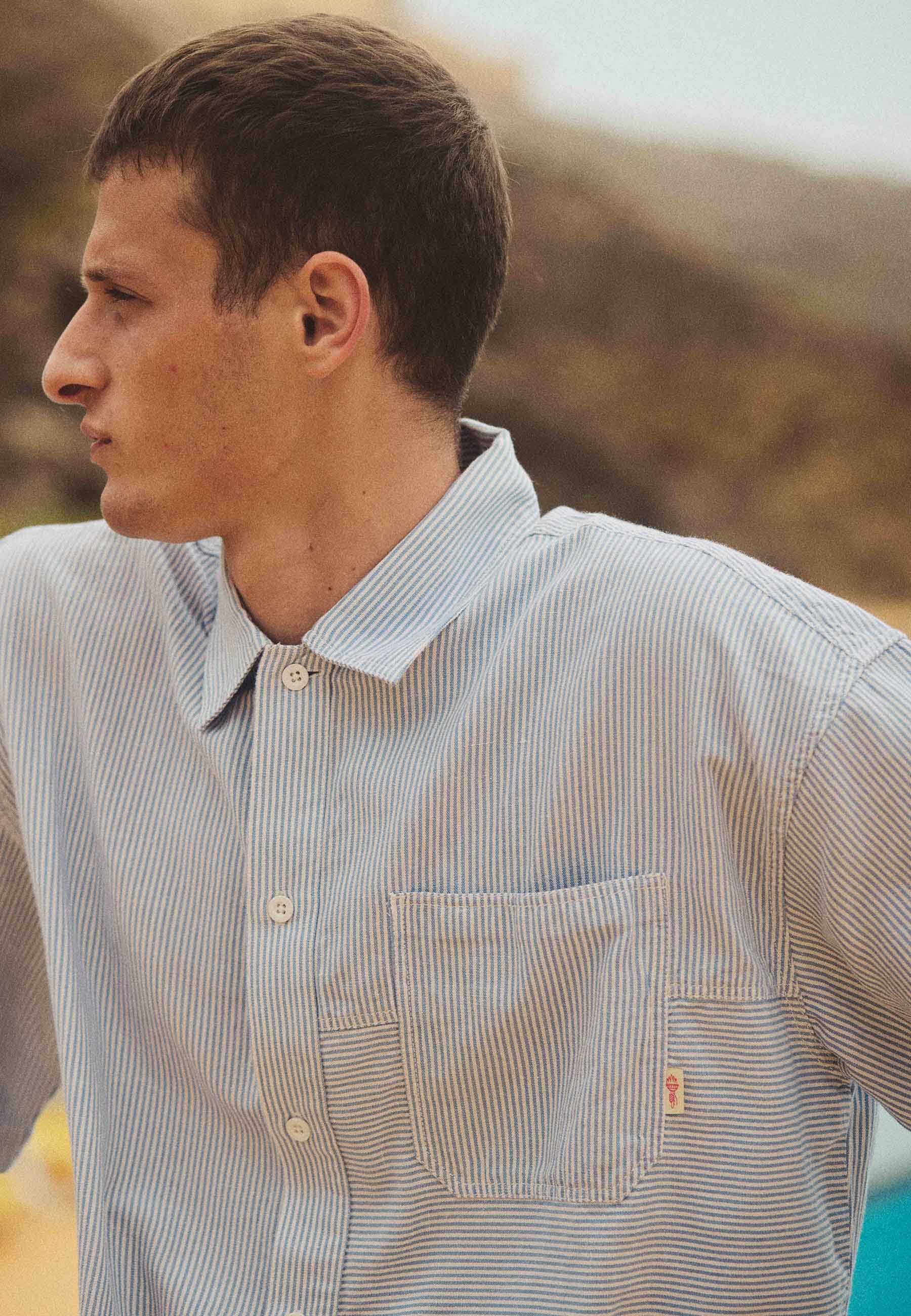 Revolution Oversize Short-sleeved Shirt Short-sleeve shirts Blue