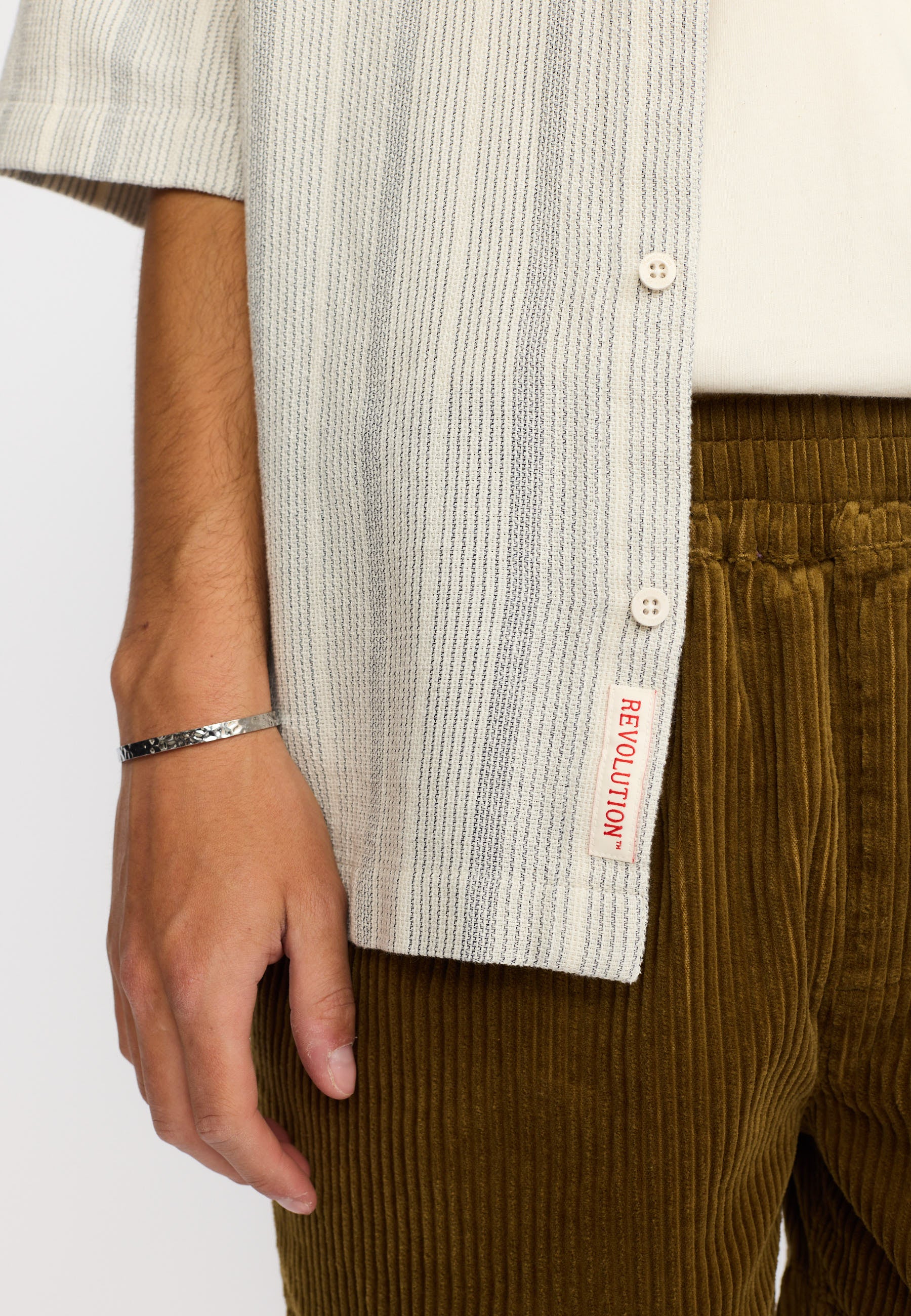 Revolution Oversize Short-sleeved Shirt Short-sleeve shirts Offwhite