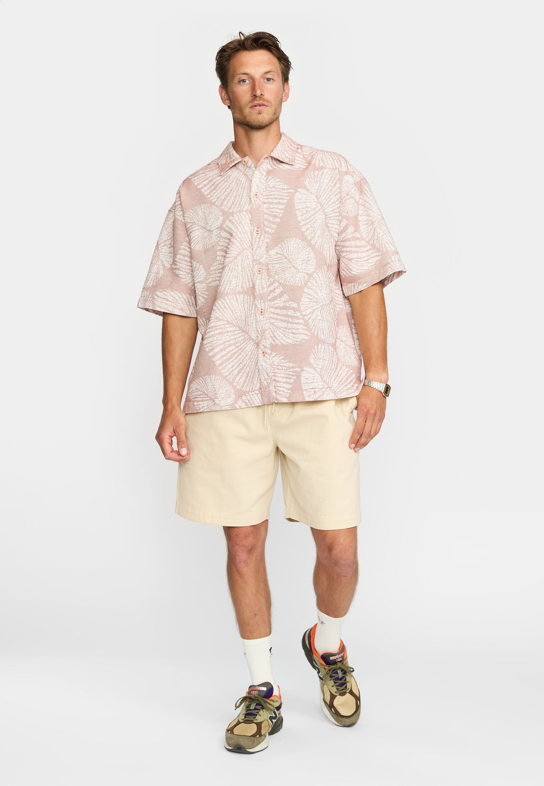 Revolution Oversize Short-sleeved Shirt Short-sleeve shirts Darkorange