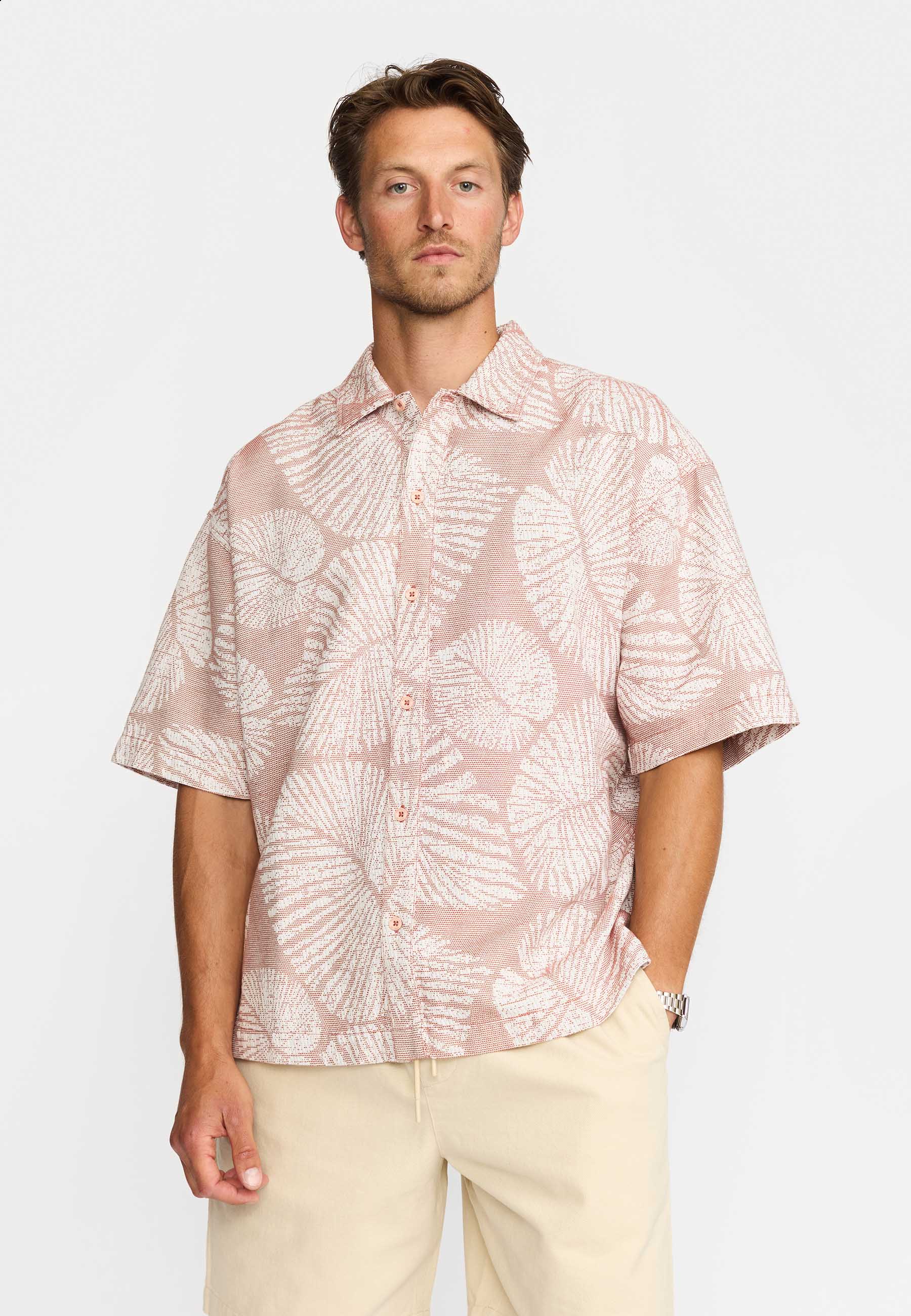 Revolution Oversize Short-sleeved Shirt Short-sleeve shirts Darkorange