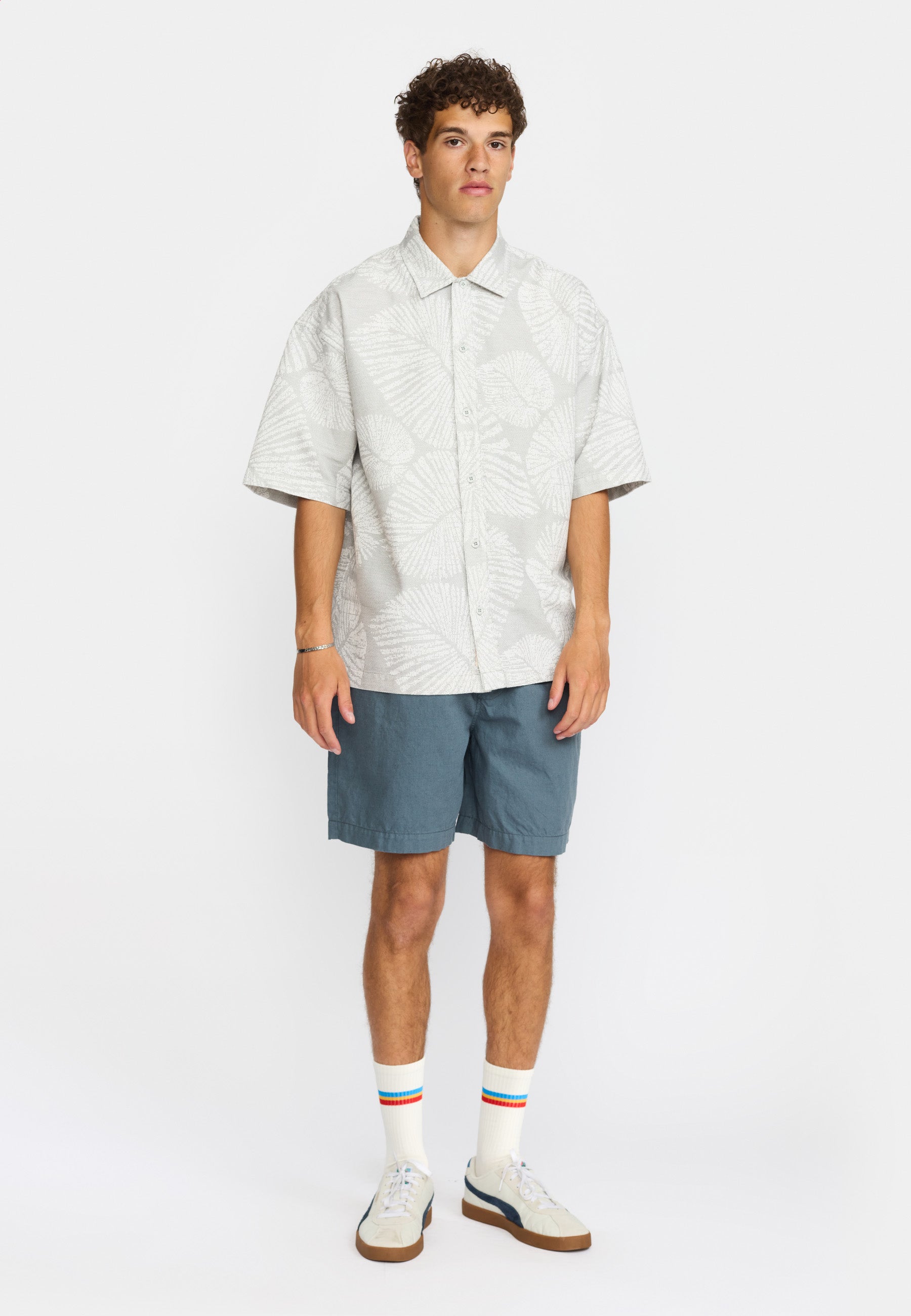 Revolution Oversize Short-sleeved Shirt Short-sleeve shirts Grey