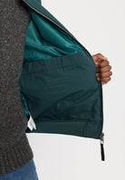 Revolution Padded Bomber Jacket Winter Outerwear Darkgreen