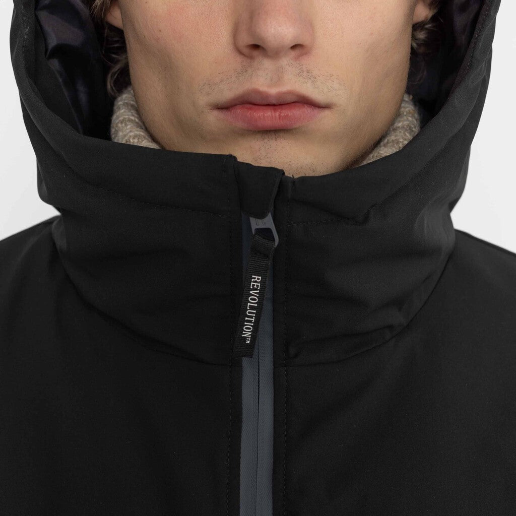 Revolution Padded City Jacket Winter Outerwear Black