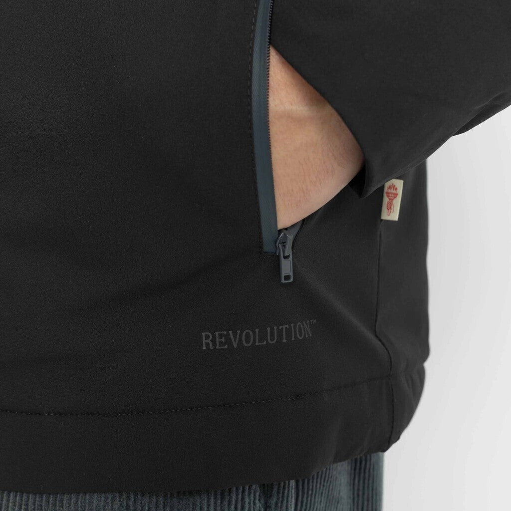 Revolution Padded City Jacket Winter Outerwear Black